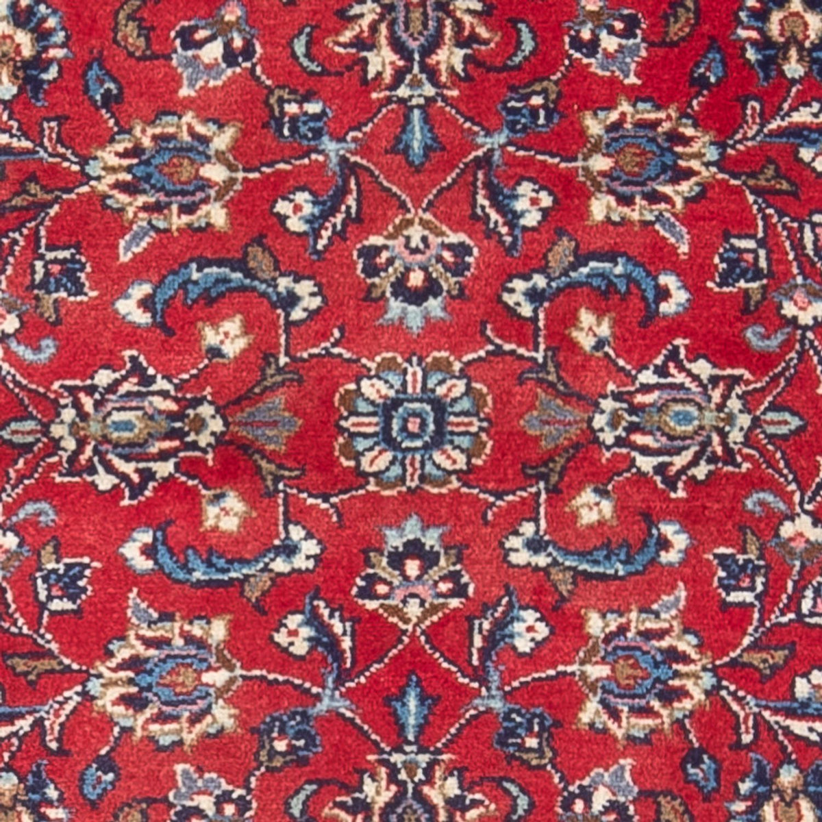 Alfombra persa - Keshan - 130 x 70 cm - rojo