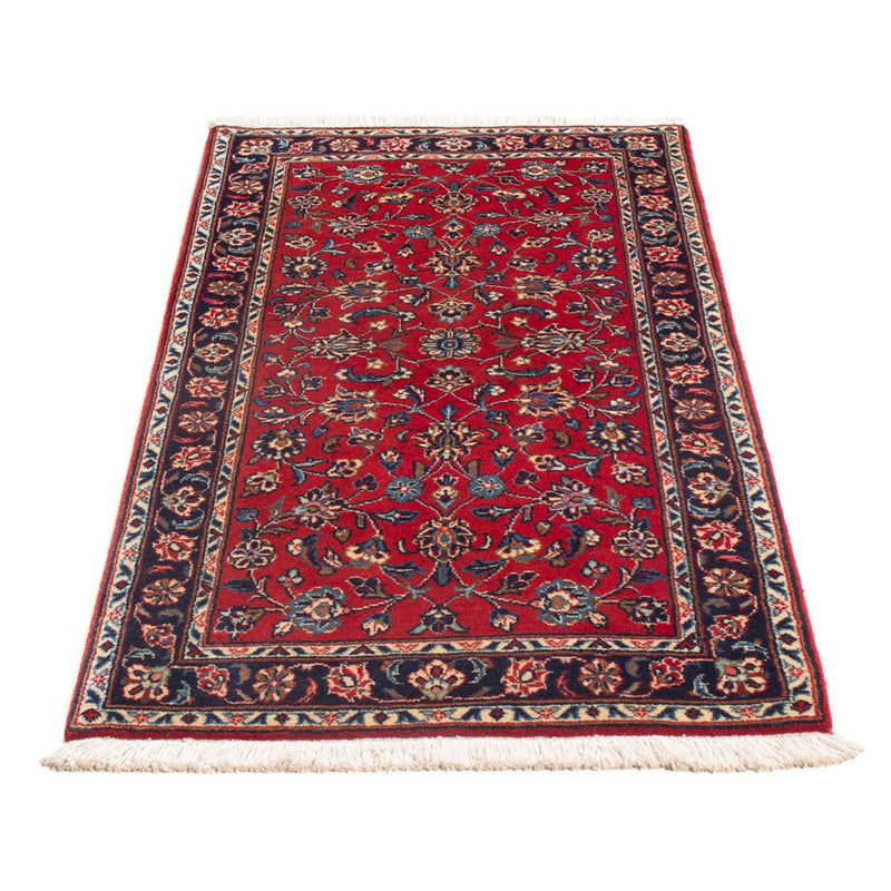 Alfombra persa - Keshan - 130 x 70 cm - rojo
