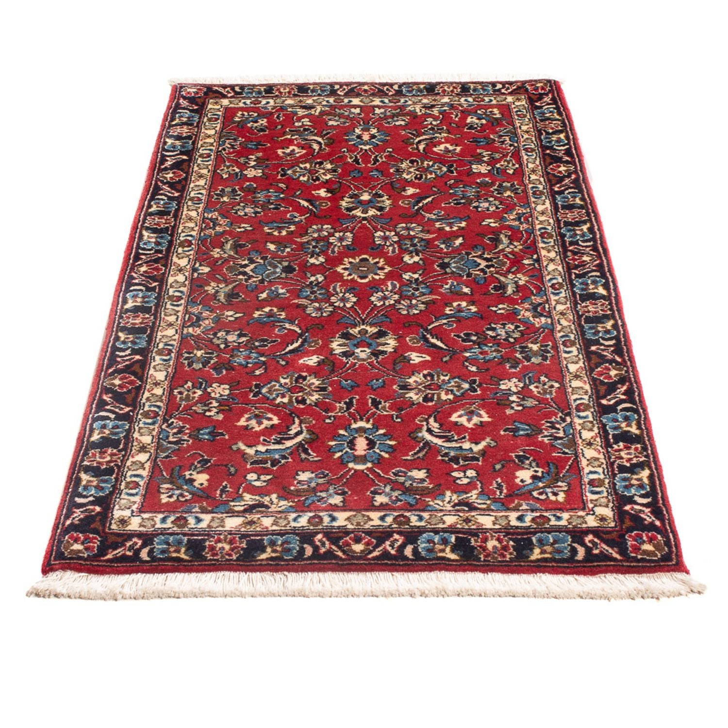 Alfombra persa - Keshan - 133 x 70 cm - rojo