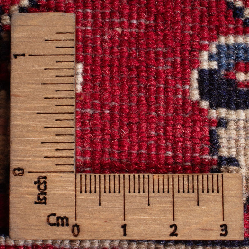 Alfombra persa - Keshan - 133 x 70 cm - rojo