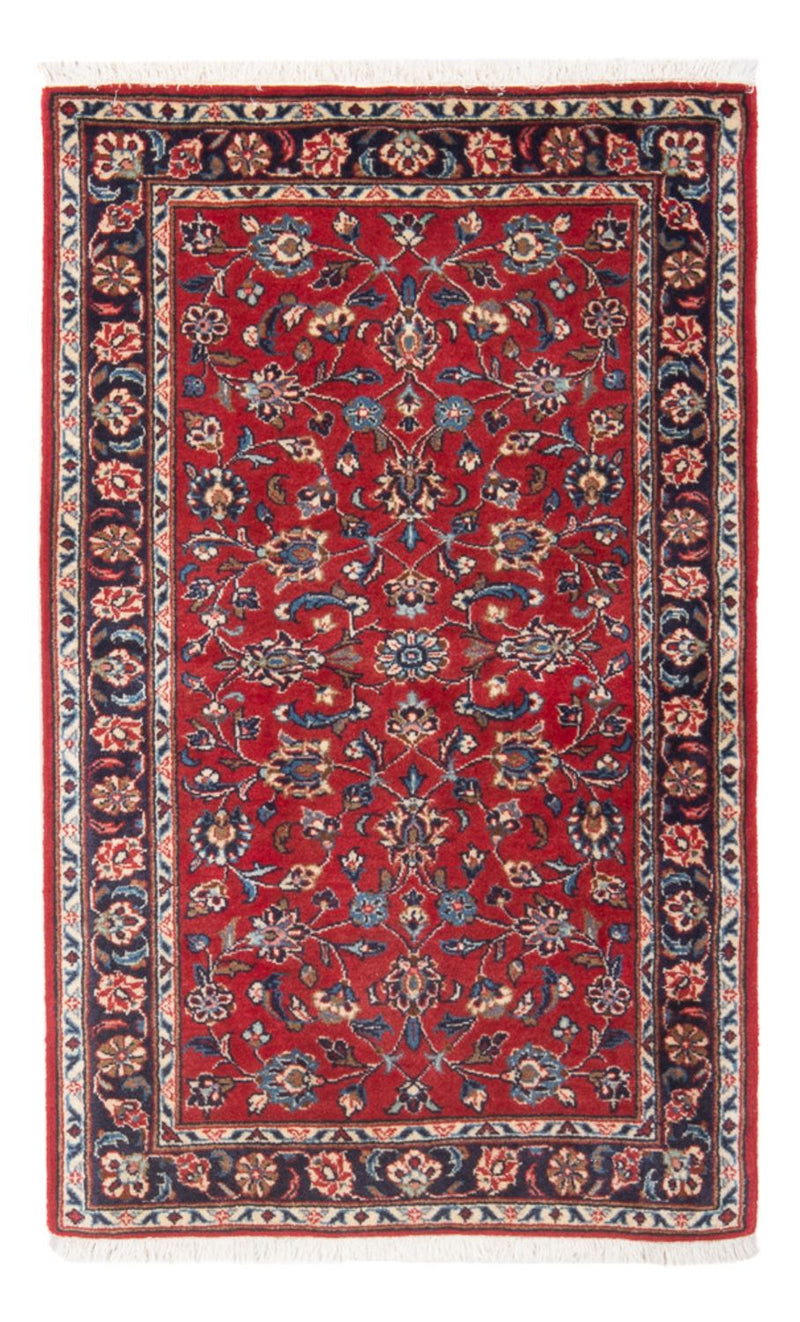 Alfombra persa - Keshan - 126 x 70 cm - rojo