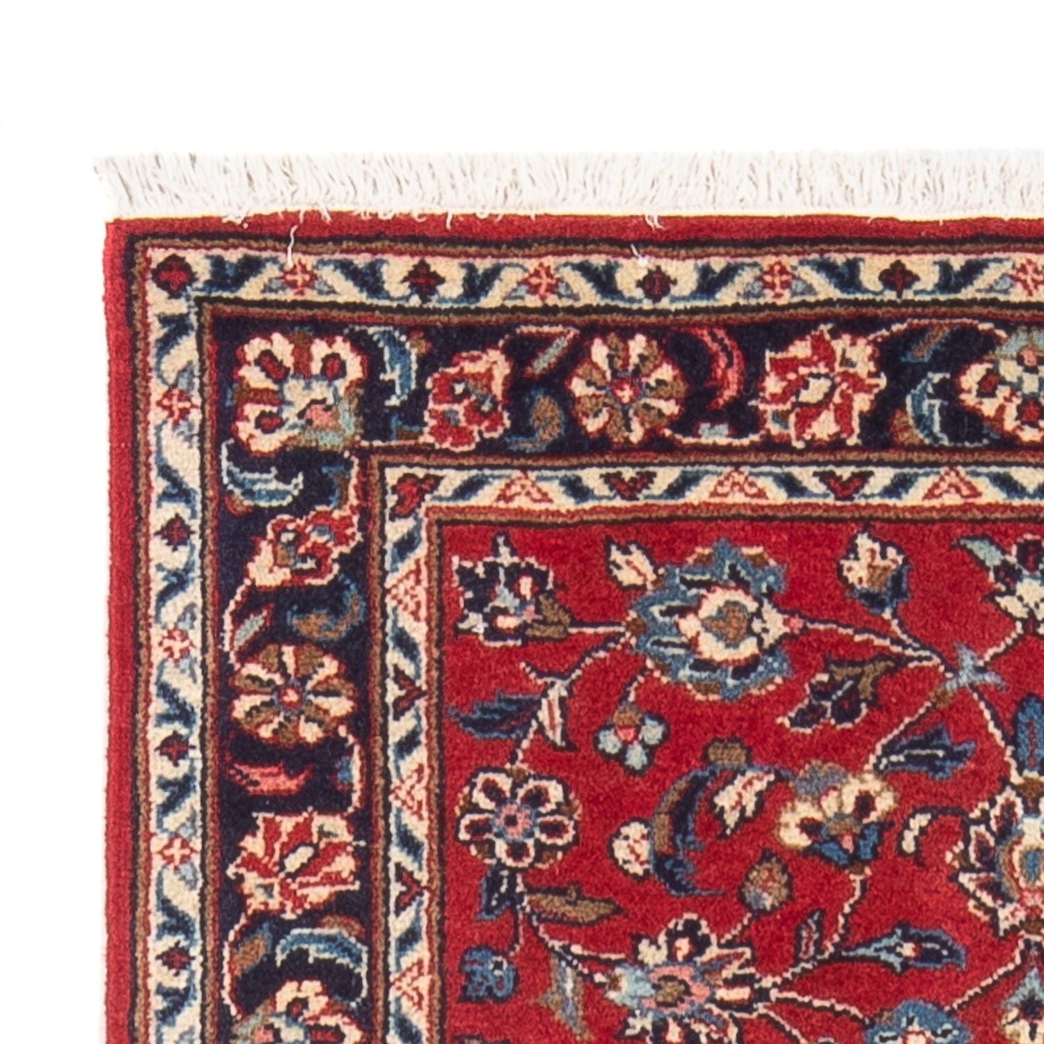 Alfombra persa - Keshan - 126 x 70 cm - rojo