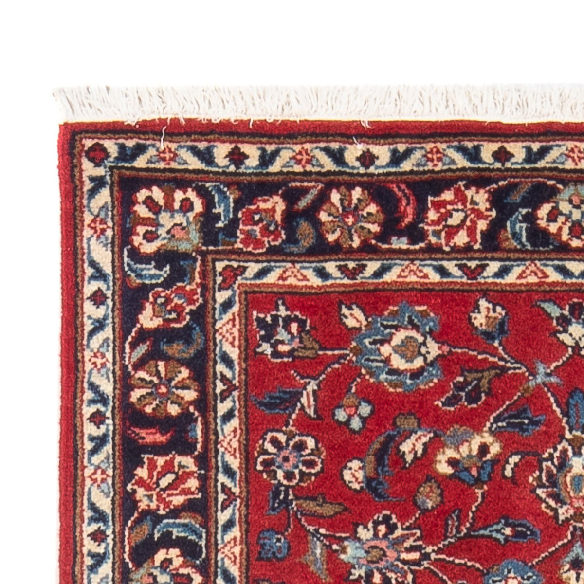 Alfombra persa - Keshan - 126 x 70 cm - rojo