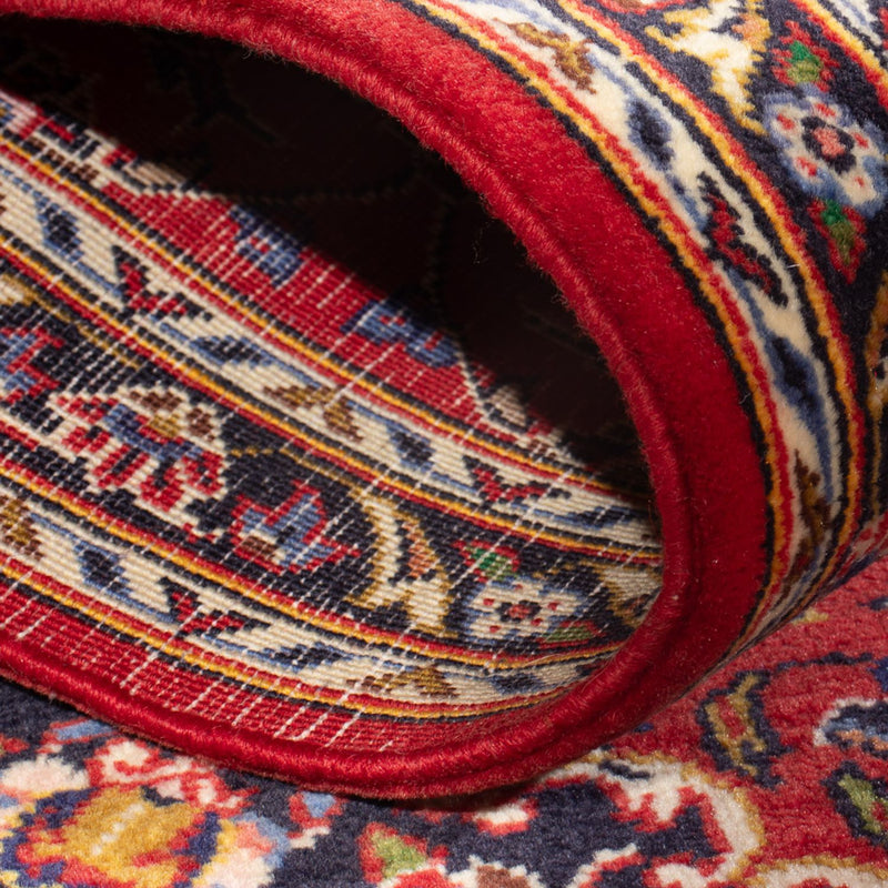 Alfombra persa - Keshan - 127 x 67 cm - rojo