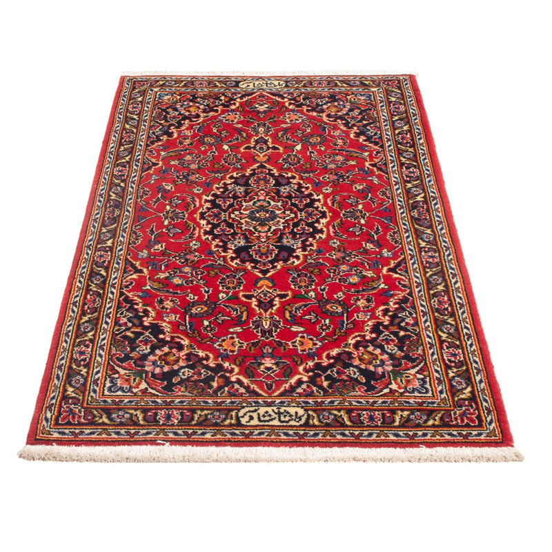 Alfombra persa - Keshan - 127 x 67 cm - rojo