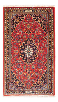 Alfombra persa - Keshan - 127 x 65 cm - rojo