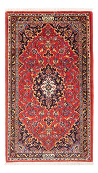 Alfombra persa - Keshan - 127 x 65 cm - rojo