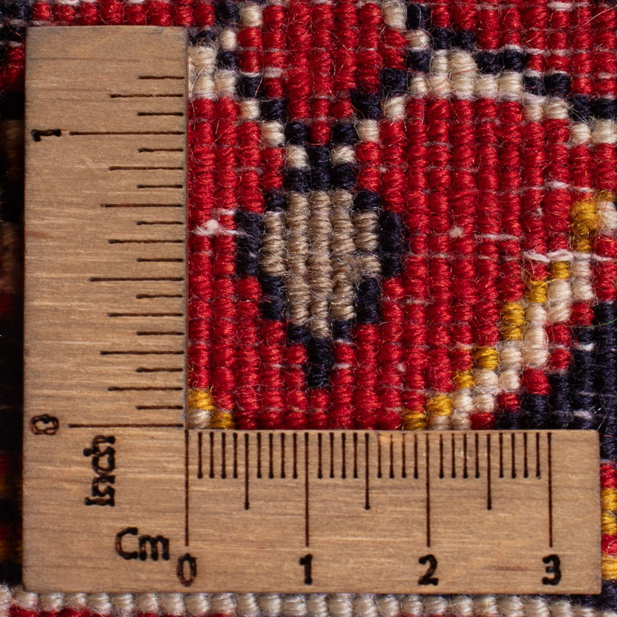 Alfombra persa - Keshan - 127 x 65 cm - rojo