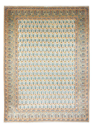 Alfombra persa - Keshan - 350 x 270 cm - verde claro