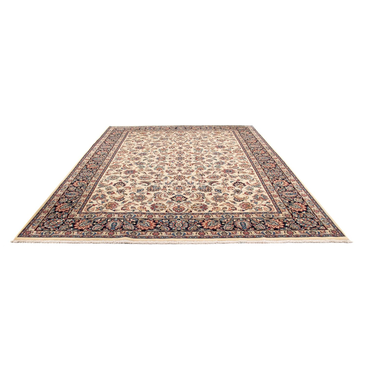 Alfombra persa - Clásica - Real - 340 x 244 cm - crema