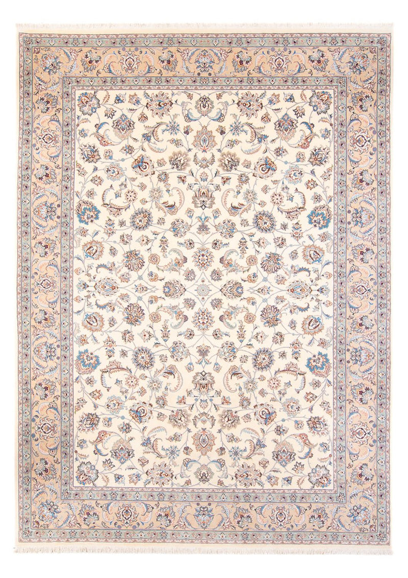 Alfombra persa - Clásica - Real - 338 x 247 cm - crema