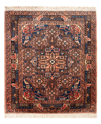 Alfombra persa - Nómada - 90 x 75 cm - azul