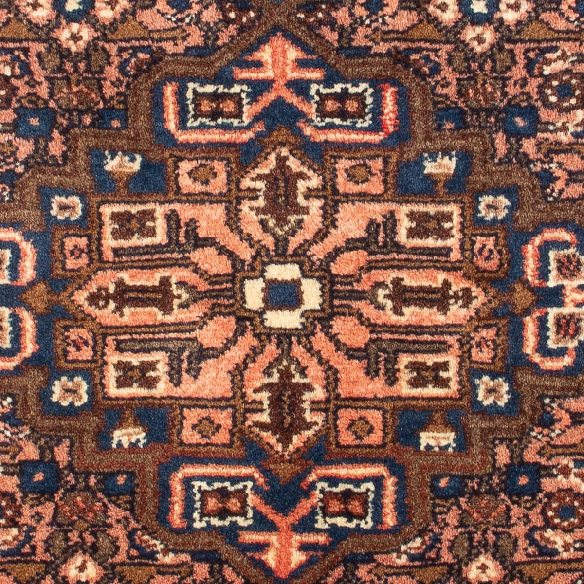 Alfombra persa - Nómada - 90 x 75 cm - azul