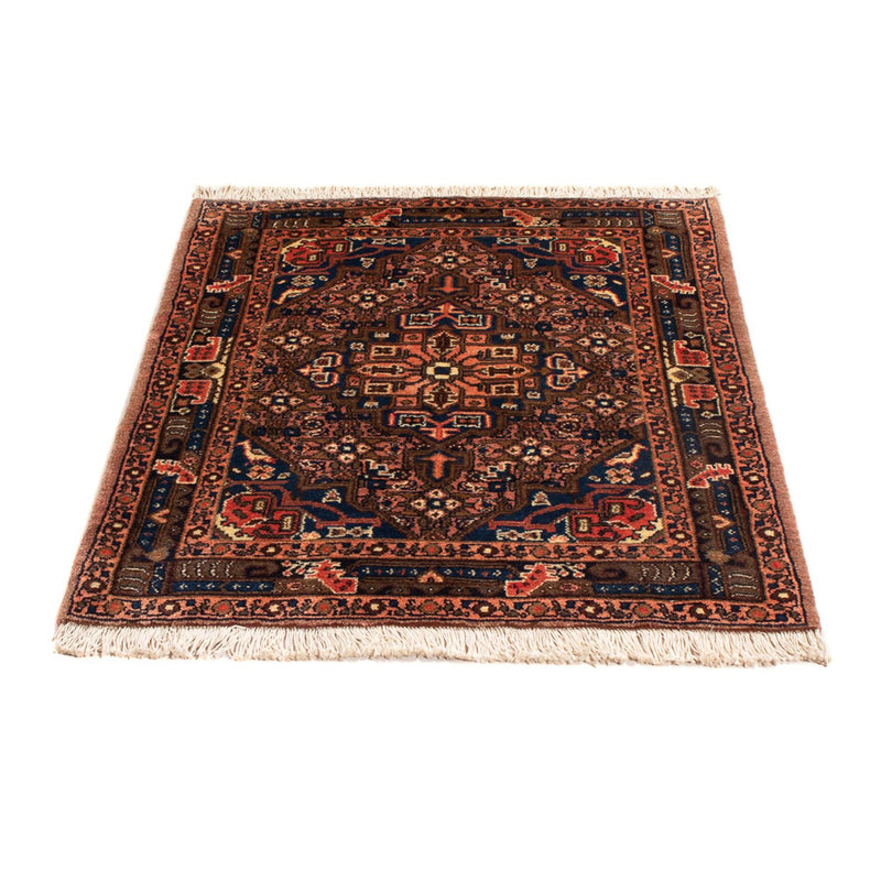Alfombra persa - Nómada - 90 x 75 cm - azul