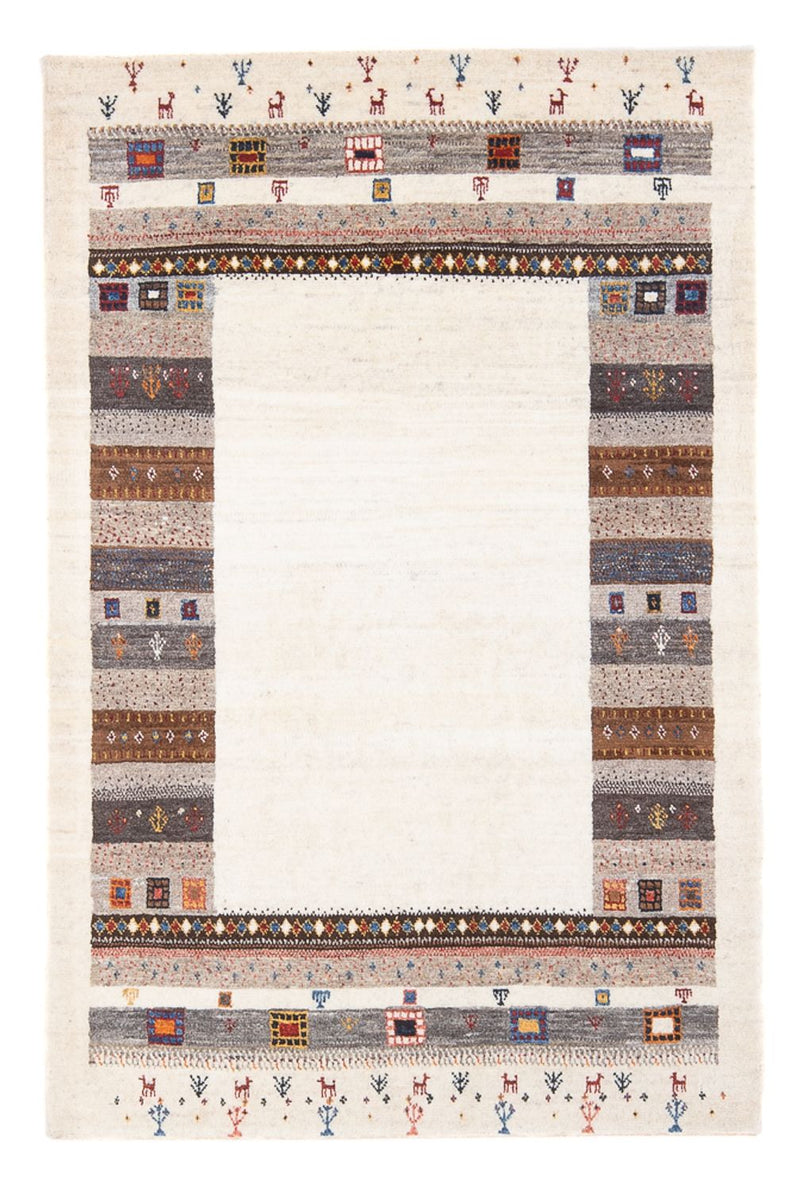Alfombra Gabbeh - Loribaft Persa - 136 x 85 cm - multicolor