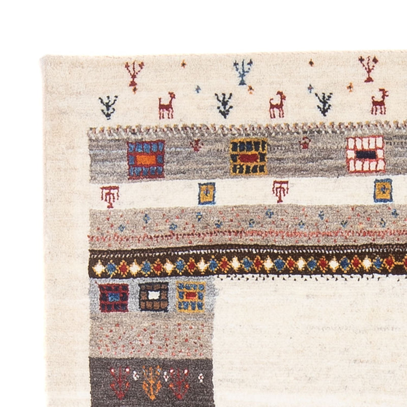 Alfombra Gabbeh - Loribaft Persa - 136 x 85 cm - multicolor