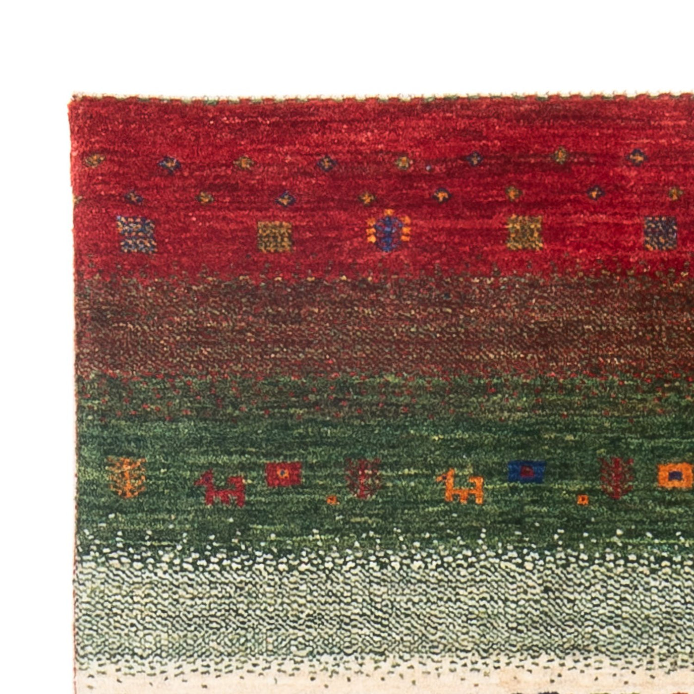 Loribaft Alfombra 131x82cm - Perserteppich Wollteppich
