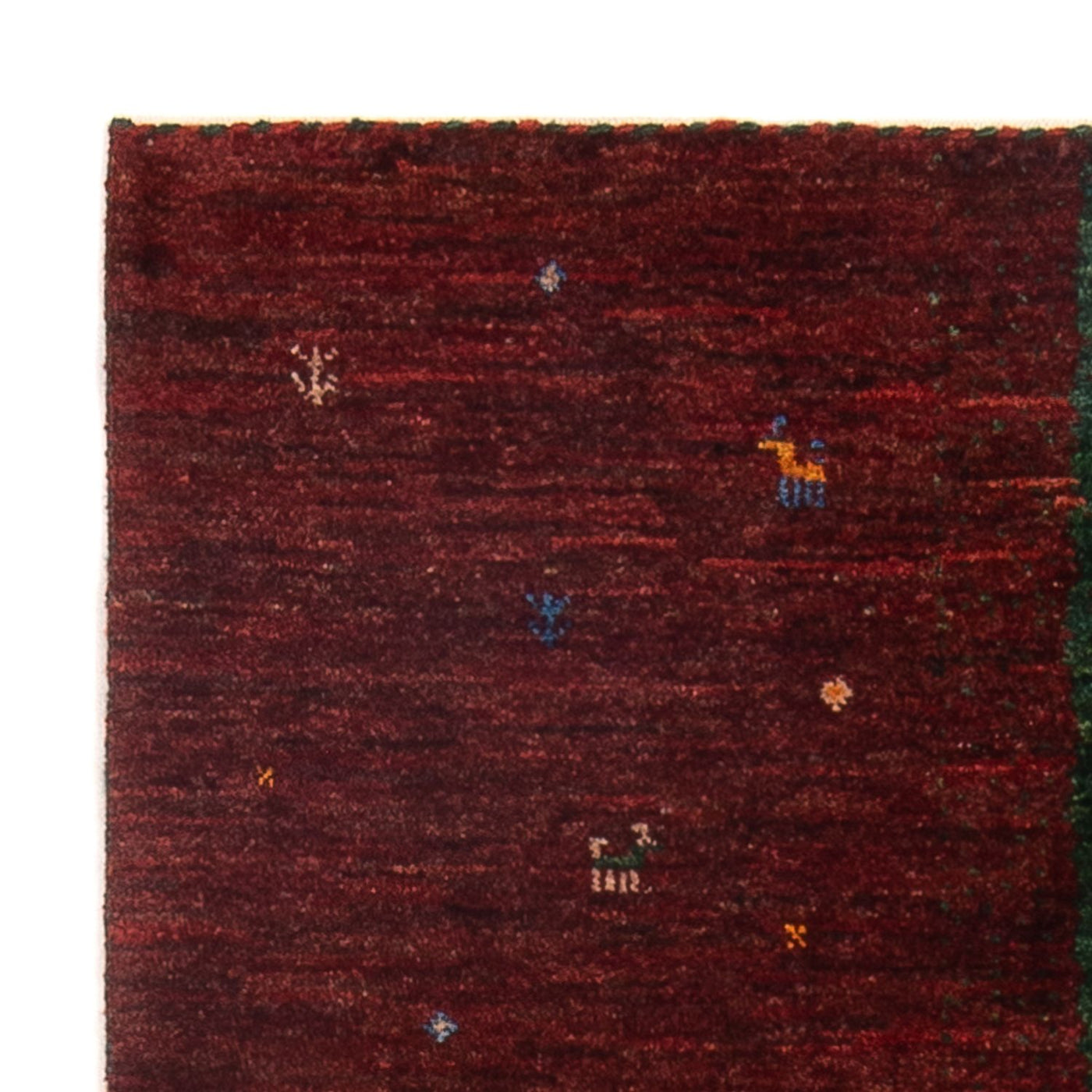 Loribaft Alfombra 126x82cm - Perserteppich Wollteppich