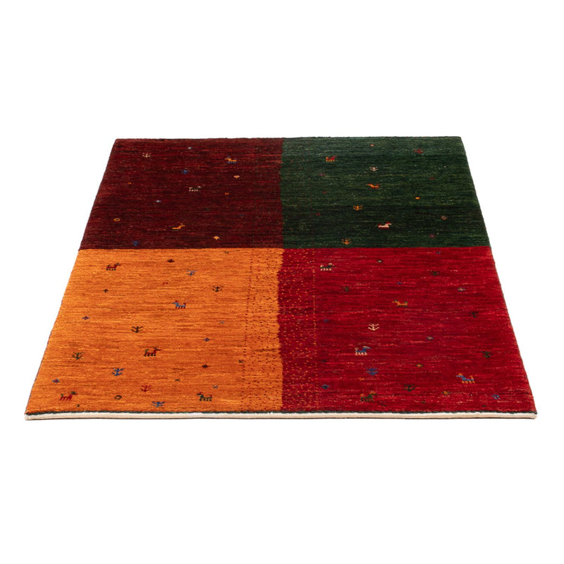 Alfombra Gabbeh - Loribaft Persa - 126 x 82 cm - multicolor