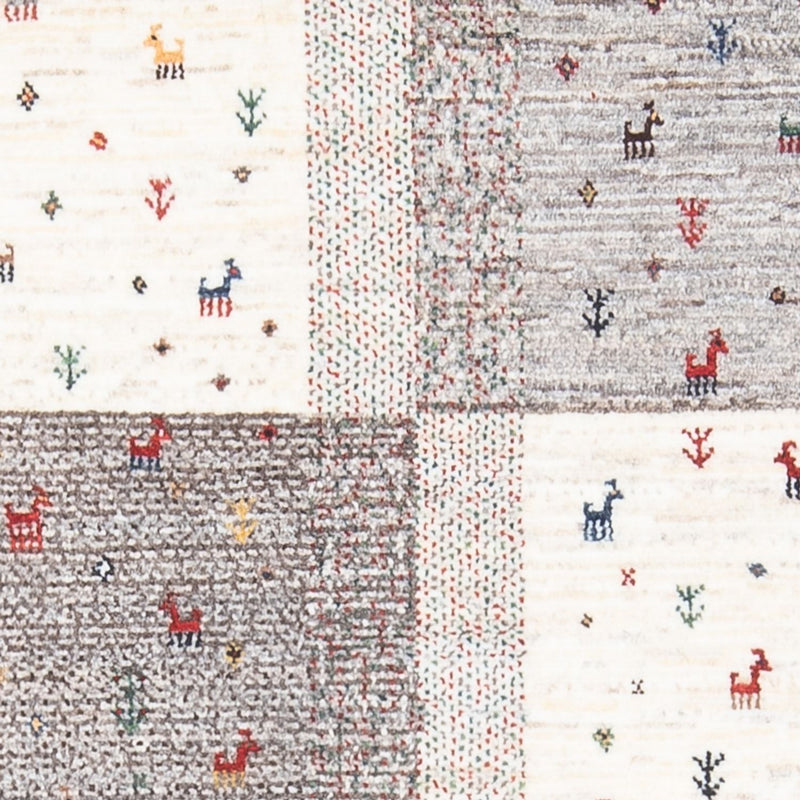 Alfombra Gabbeh - Loribaft Persa - 128 x 86 cm - multicolor