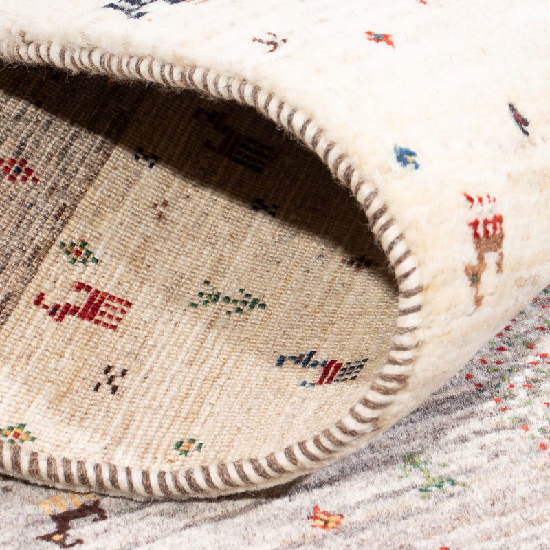 Alfombra Gabbeh - Loribaft Persa - 128 x 86 cm - multicolor