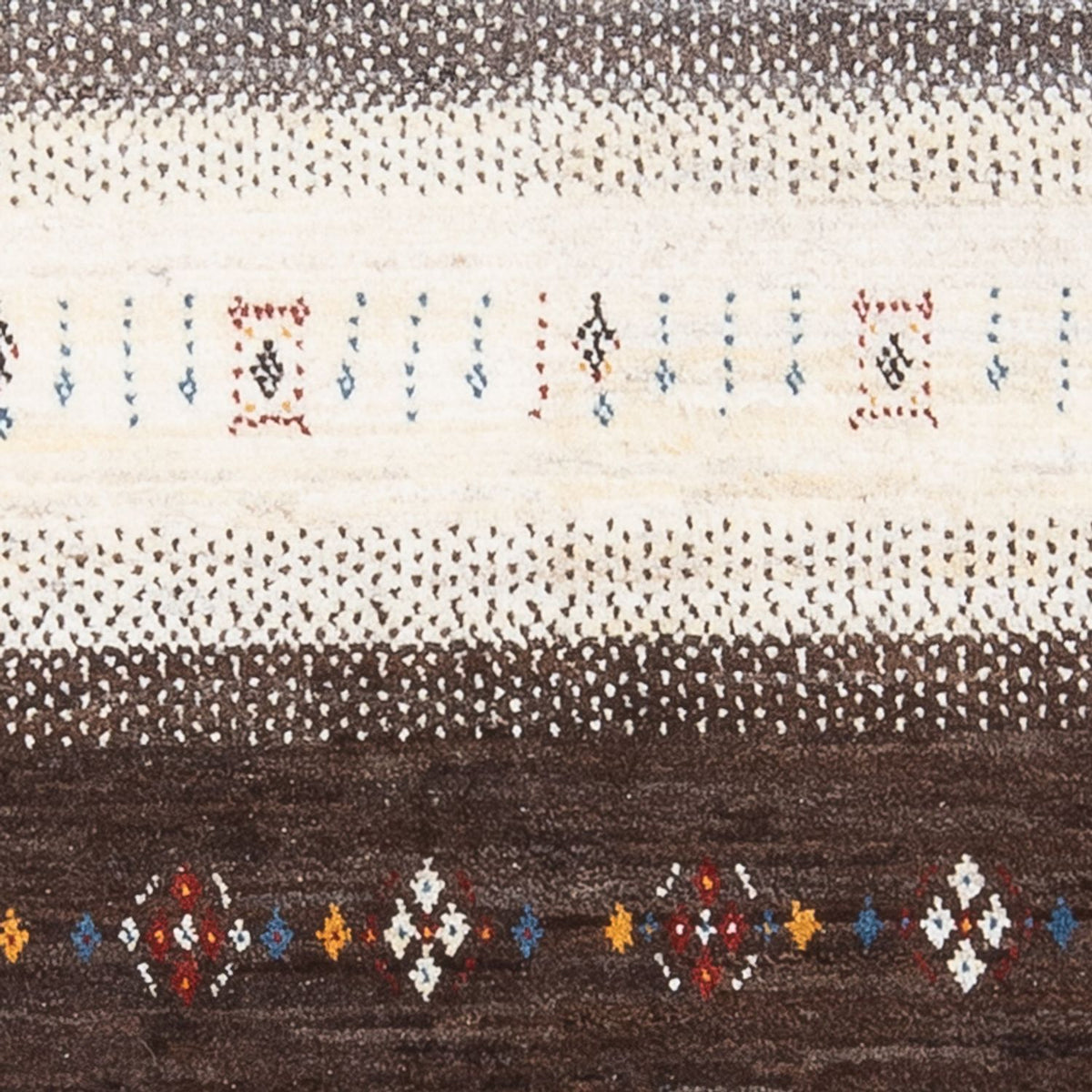 Alfombra Gabbeh - Loribaft Persa - 124 x 82 cm - multicolor