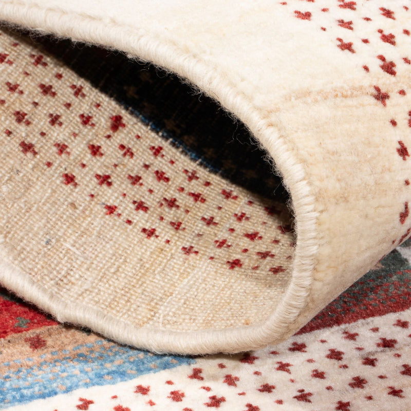 Alfombra Gabbeh - Loribaft Persa - 128 x 82 cm - multicolor