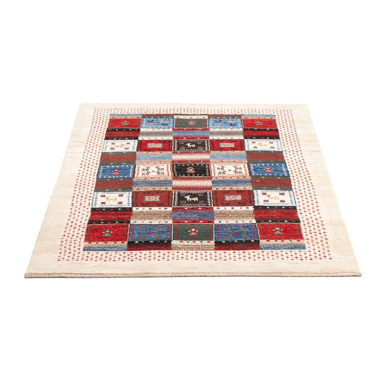 Alfombra Gabbeh - Loribaft Persa - 128 x 82 cm - multicolor