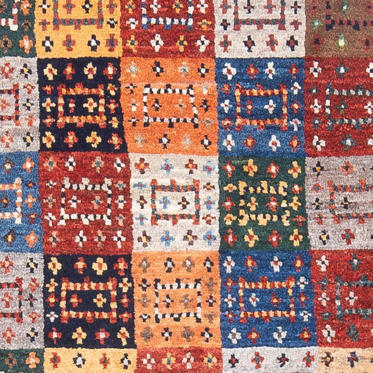 Alfombra Gabbeh - Loribaft Persa - 136 x 85 cm - multicolor