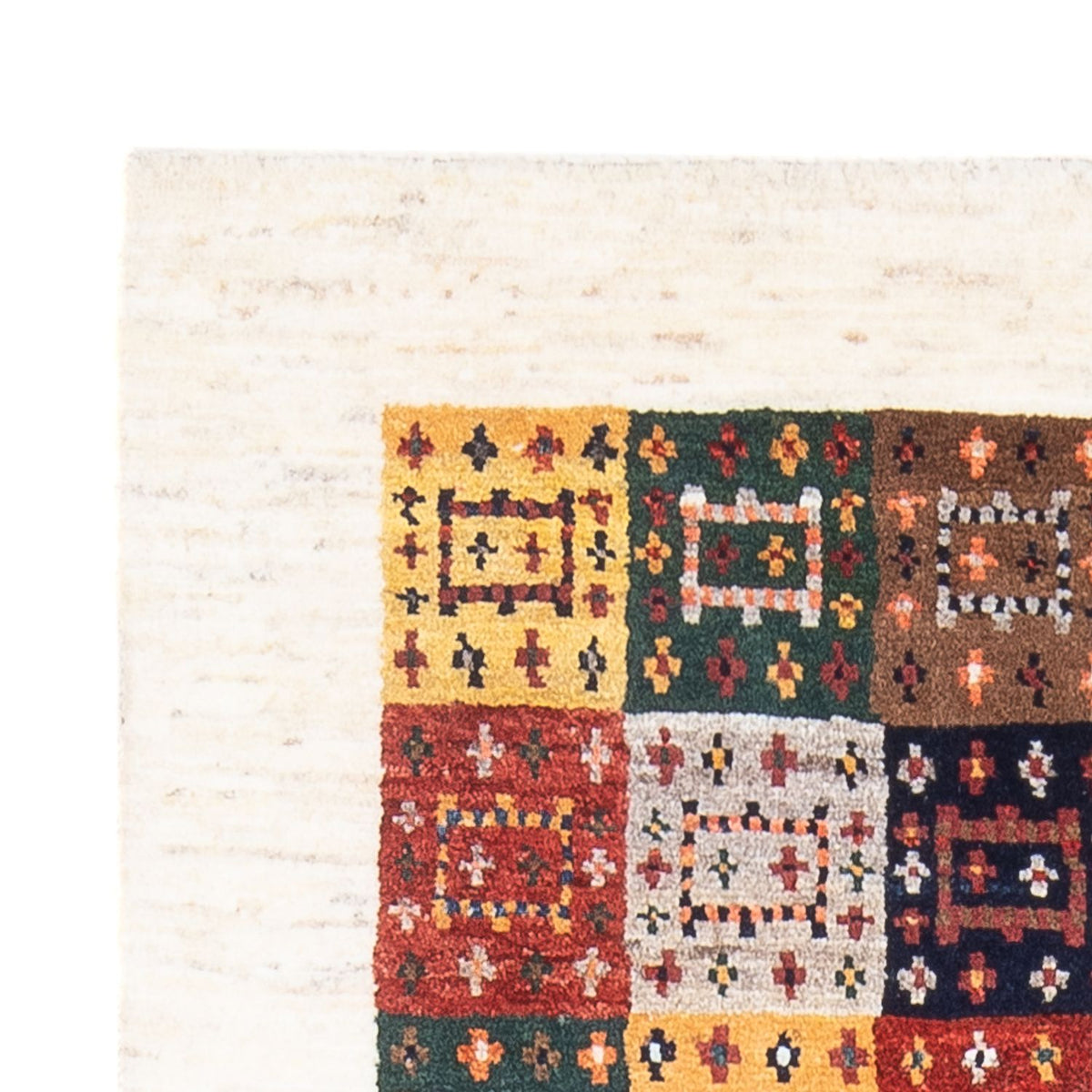 Alfombra Gabbeh - Loribaft Persa - 136 x 85 cm - multicolor