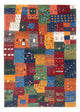 Loribaft Alfombra 86x129cm - Perserteppich Wollteppich