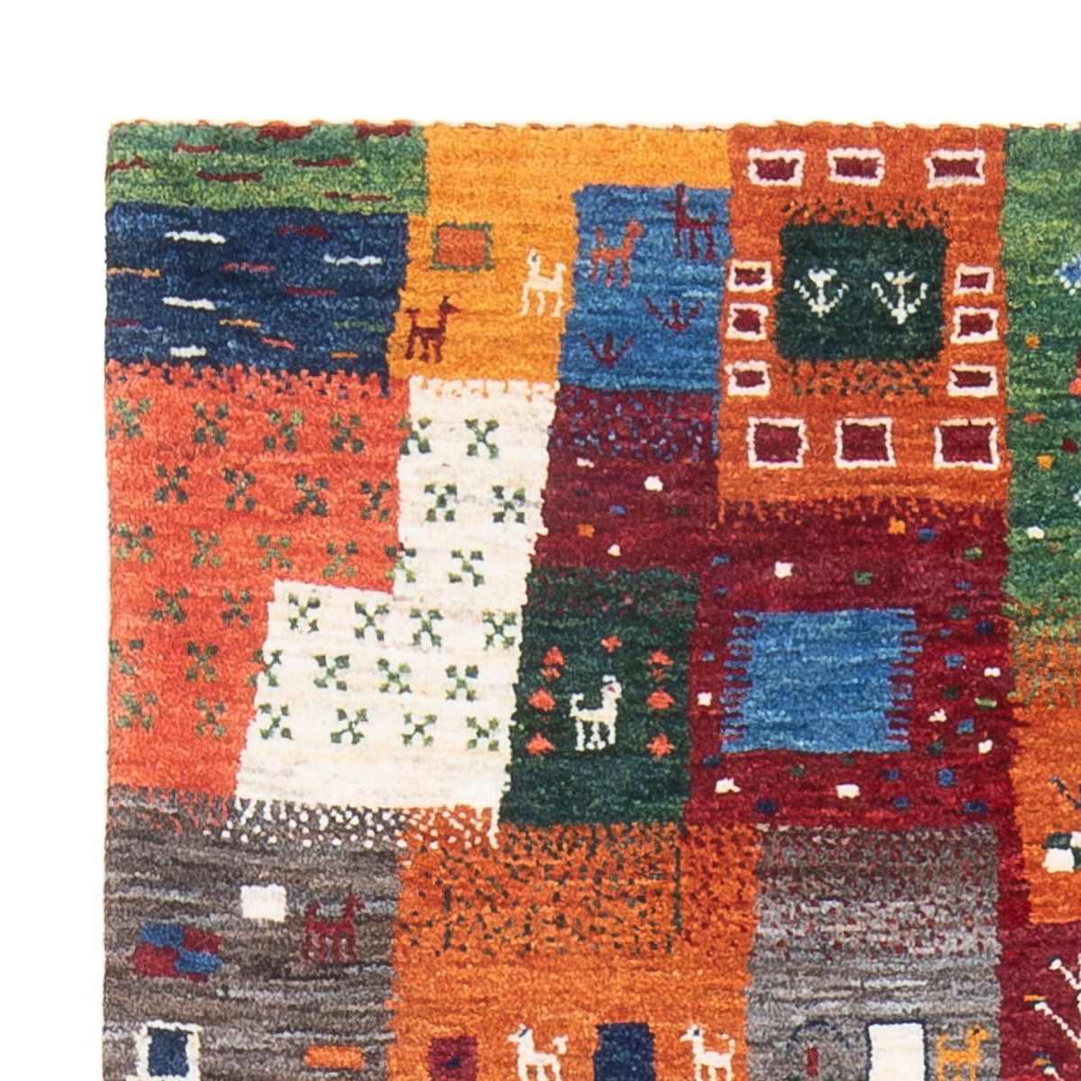 Loribaft Alfombra 86x129cm - Perserteppich Wollteppich