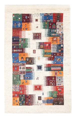 Alfombra Gabbeh - Loribaft Persa - 136 x 85 cm - multicolor
