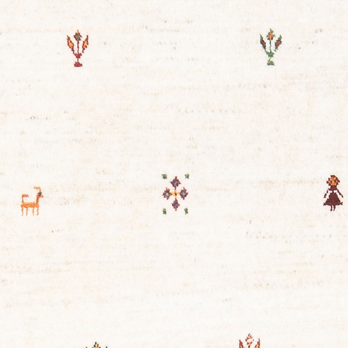 Alfombra Gabbeh - Loribaft Persa - 126 x 88 cm - multicolor