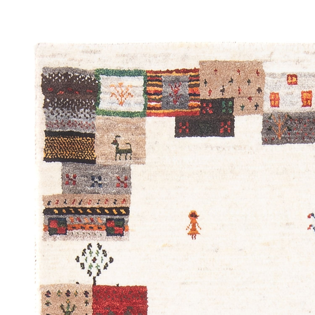 Loribaft Alfombra 88x126cm - Perserteppich Wollteppich