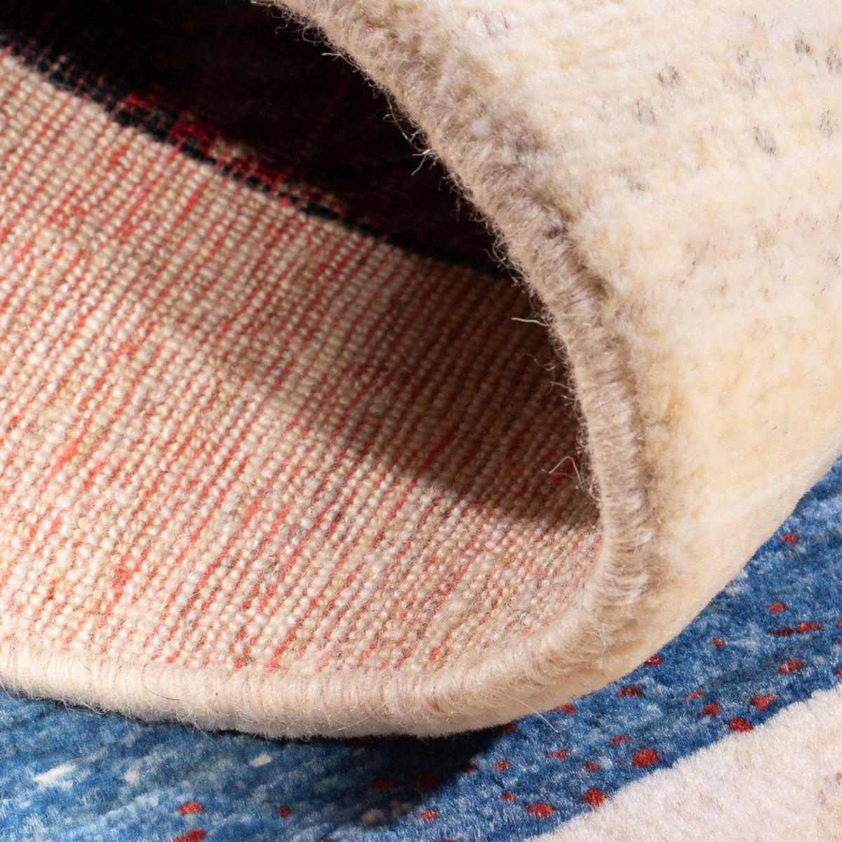 Alfombra Gabbeh - Loribaft Persa - 135 x 87 cm - multicolor