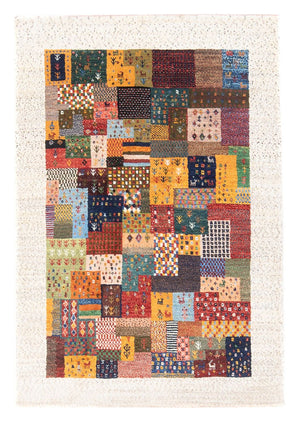 Alfombra Gabbeh - Loribaft Persa - 134 x 82 cm - multicolor