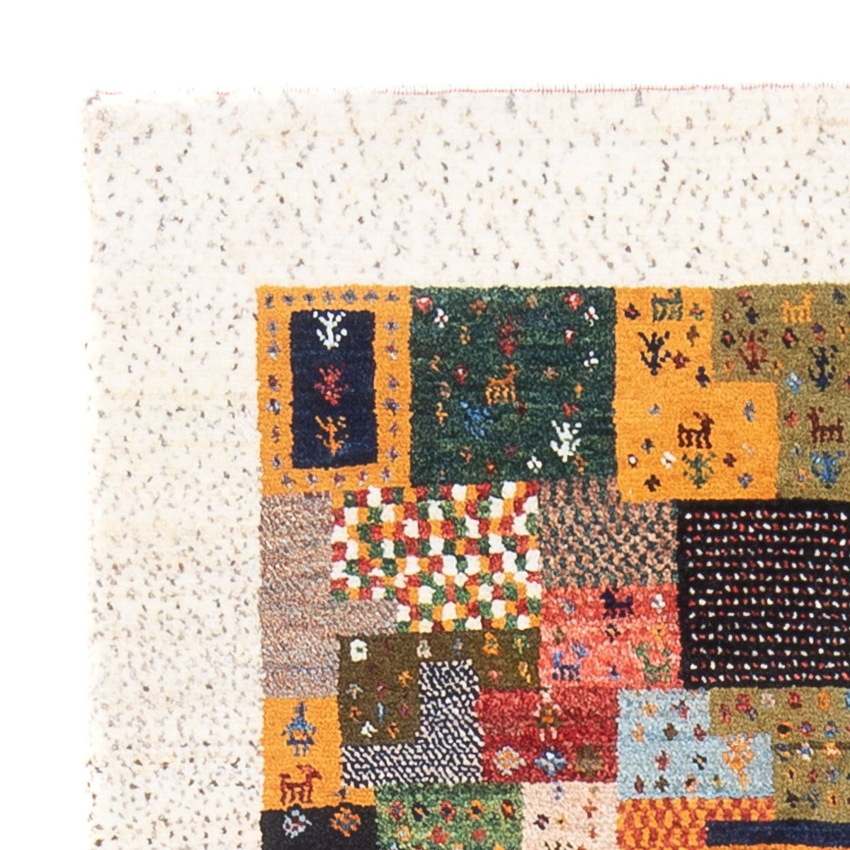 Alfombra Gabbeh - Loribaft Persa - 134 x 82 cm - multicolor