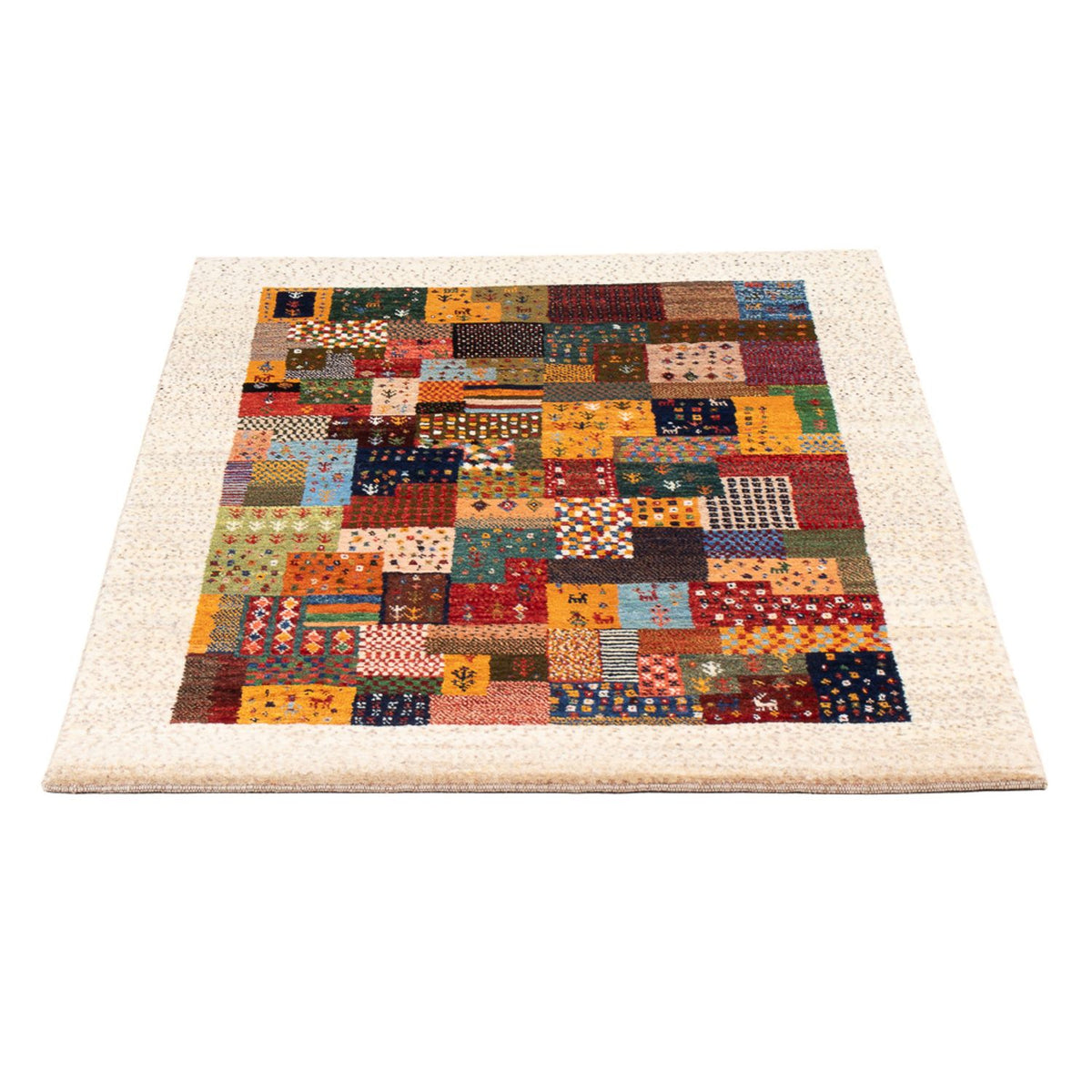 Alfombra Gabbeh - Loribaft Persa - 134 x 82 cm - multicolor