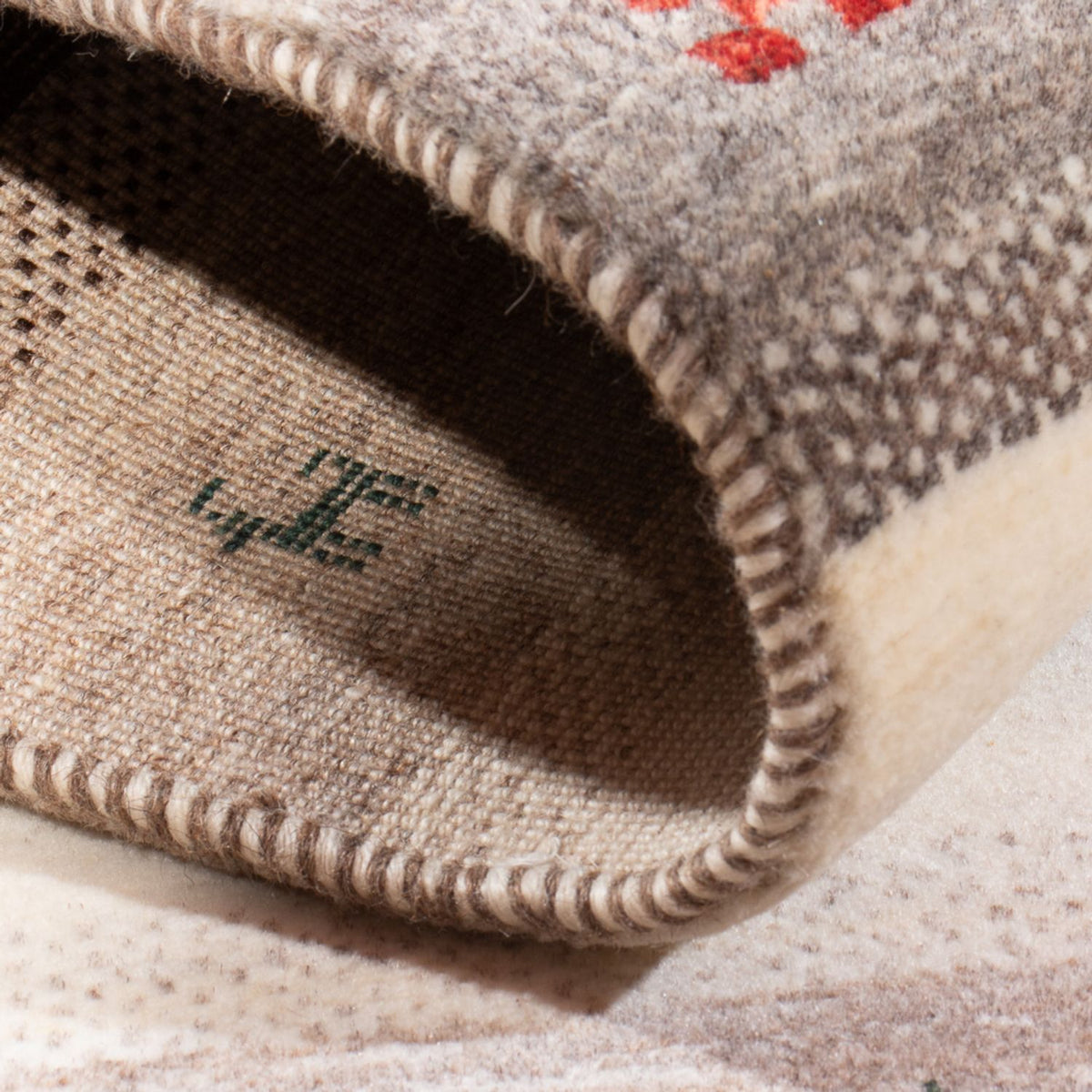 Alfombra Gabbeh - Loribaft Persa - 130 x 85 cm - multicolor