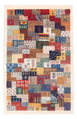 Alfombra Gabbeh - Loribaft Persa - 129 x 78 cm - multicolor