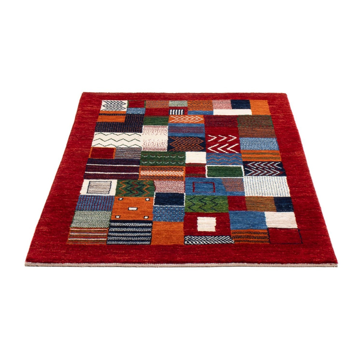 Alfombra Gabbeh - Loribaft Persa - 138 x 83 cm - multicolor