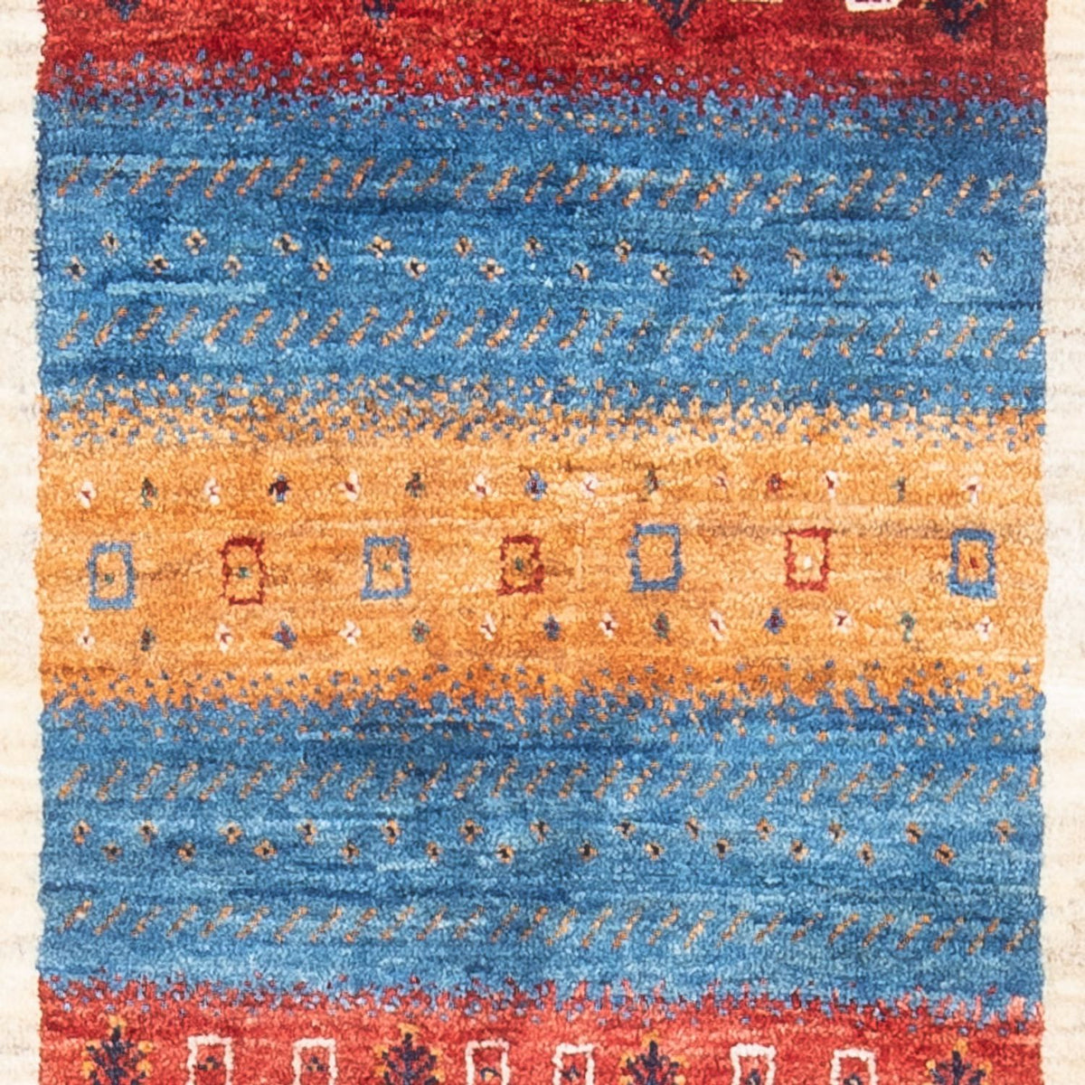Alfombra Gabbeh - Loribaft Persa - 138 x 83 cm - multicolor