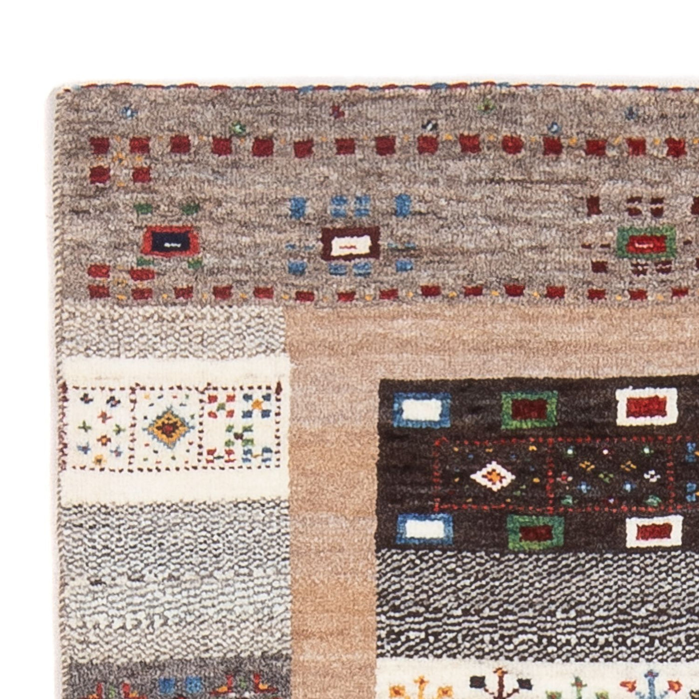 Alfombra Gabbeh - Loribaft Persa - 127 x 83 cm - multicolor
