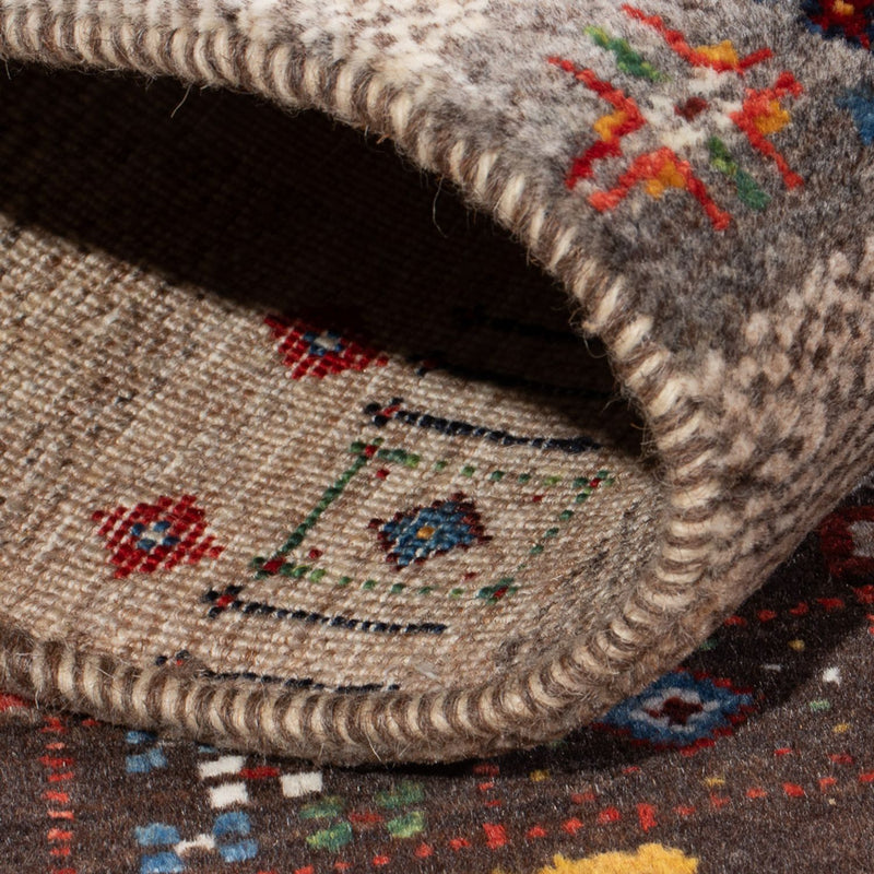 Alfombra Gabbeh - Loribaft Persa - 127 x 83 cm - multicolor
