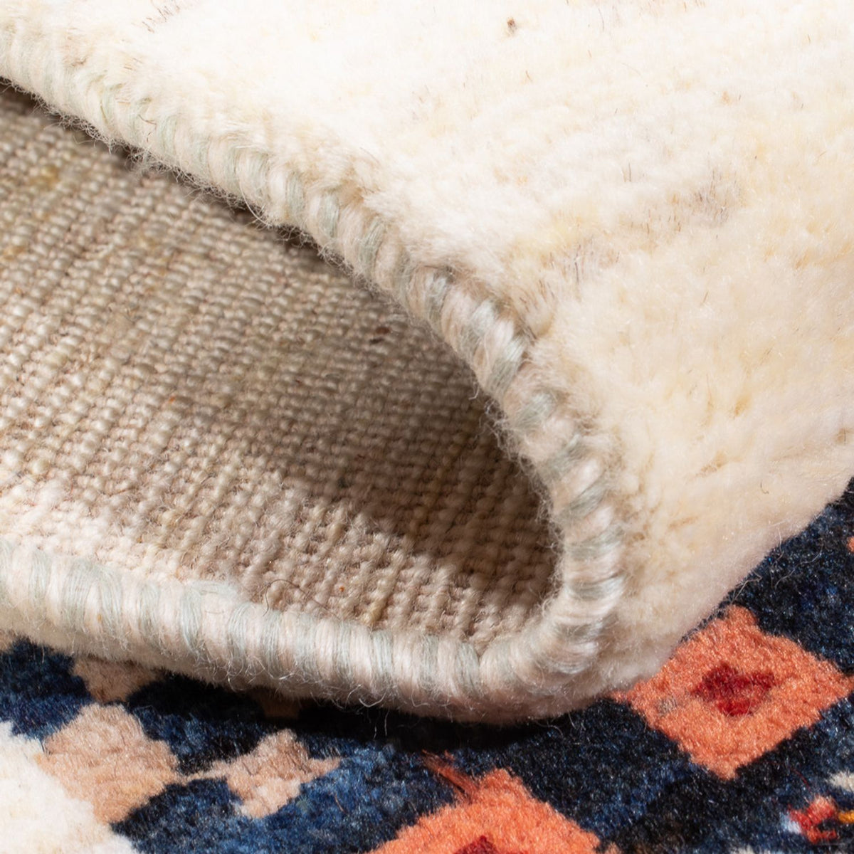 Alfombra Gabbeh - Loribaft Persa - 125 x 84 cm - multicolor