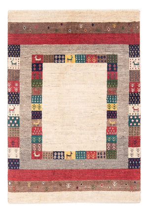 Alfombra Gabbeh - Loribaft Persa - 122 x 83 cm - multicolor