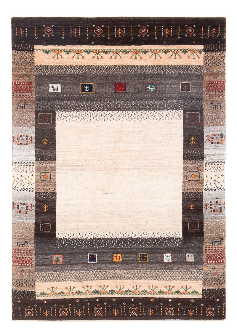 Alfombra Gabbeh - Loribaft Persa - 121 x 80 cm - multicolor