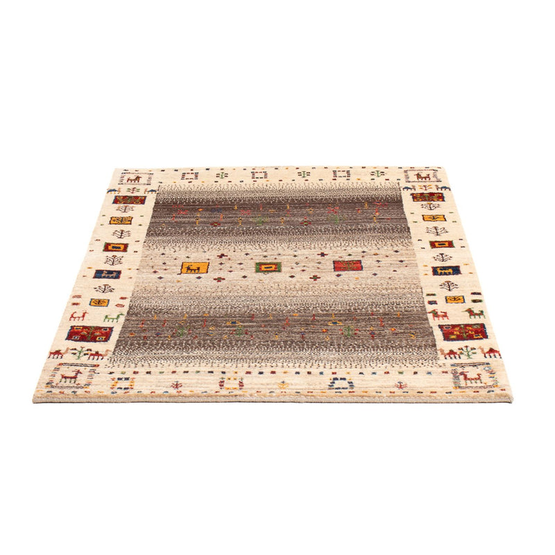 Alfombra Gabbeh - Loribaft Persa - 123 x 86 cm - multicolor