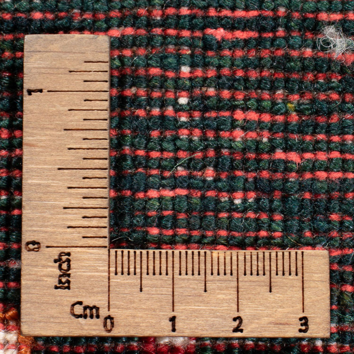 Alfombra Gabbeh - Loribaft Persa - 136 x 85 cm - verde oscuro